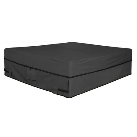 Uanit Spa Pool Tub Cover Square Hot Outdoor Furniture Dust Patio Heavy Duty Protector Hard Covers for Tub Home Textile Storage