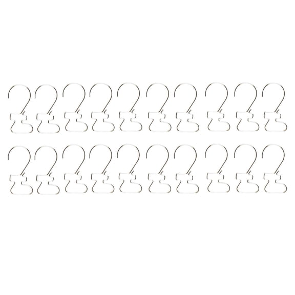 Uanit Special Shaped Festival Decoration Hooks 20 PCS, Christmas Ornament Hanging Clips for Tree Decorating, Wall Display and Seasonal Celebration Arrangements with Secure Hold