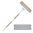 thumbnail image 1 of Uanit Squeegee Window Cleaner Tool 2 in 1 Rotatable 180°squeegee Kit with Extension Pole, 33'' Telescopic Window Washing Equipment with Bendable Head,Glass Cleaning Tools for Indoor/High Window, 1 of 5