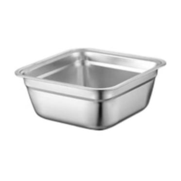 Uanit Stackable Sink Square Dish Basin, Space Saving Multiuse Sink Tub with Smooth & Wide Edge, Dishpan, Beverage Tubs for Camping, Vegetable Washing, Rv for Mixing Fruit Vegetable