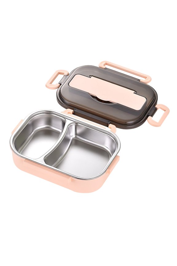 Stainless Steel Compartment Lunch Box Stainless Split Fast Food Insulation High Grade Liner Box