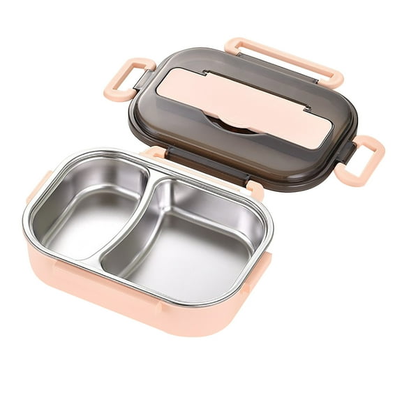 Uanit Stainless Steel Compartment Lunch Box Stainless Split Fast Food Insulation High Grade Liner Box