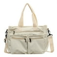 thumbnail image 1 of Uanit Tote Bag for Women Corduroy Crossbody Bag Casual Zipper Tote Fashion Shoulder Handbag Hobo bag with Pockets Shoulder Bag Messenger Handbag For Woman, 1 of 8