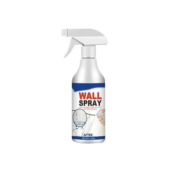Uanit Versatile Wall Repair Paint Wall Spray Paint, Water-Based Paint White Peel, Covers up Stain Sealing Ceiling Paint, Stain Remover for Wall Ceiling, 2.1 Oz/Bottle White
