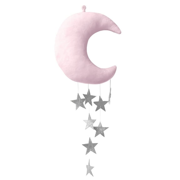 Uanit Wall Backdrop Children Room Hanging Moon Stars Stuffed Decor for Boy Girls Baby Room Decoration Good Night Nursery Wall Decor Home House Bedroom Design