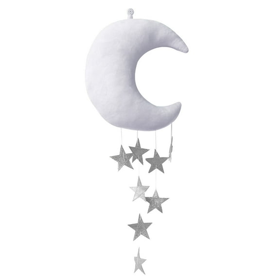 Uanit Wall Backdrop Children Room Hanging Moon Stars Stuffed Decor for Boy Girls Baby Room Decoration Good Night Nursery Wall Decor Home House Bedroom Design