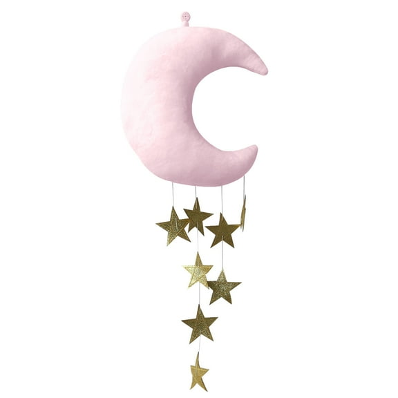 Uanit Wall Backdrop Children Room Hanging Moon Stars Stuffed Decor for Boy Girls Baby Room Decoration Good Night Nursery Wall Decor Home House Bedroom Design