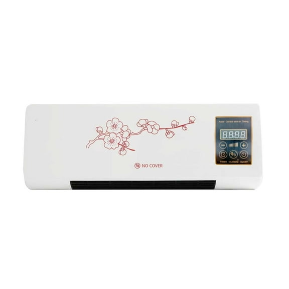 Uanit Wall-Mounted Heating and Cooling Fan Two In One Wall Mounted Mobile Fan Installed Mobile Conditioning 2024 Mini Split Ac/Heating System W Portable Ductless Remote Home/Bedroom/Studio Features: