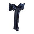 thumbnail image 1 of Uanit Wedding Chair Sash Delicate Bows with Tulle and Ribbon Design, Elegant Solid Color Silk Chair Back Decor for Reception Banquet Aisle Seating Decoration, 1 of 6