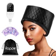 Uarter Hair Dryer Hood Heating Cap Hair Styling Tool Thermal Steamer for Deep Conditioning - Black