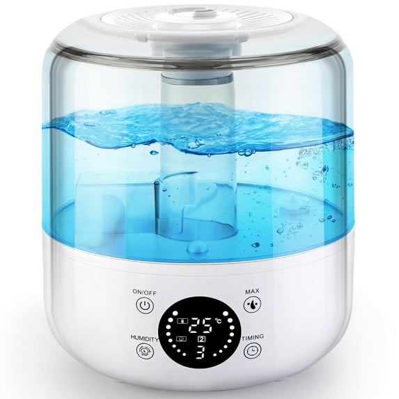 Uarter Humidifier 3L Cool Mist Top-Fill Ultrasonic Humidifiers for Home Bedroom, Touch Control