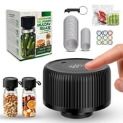 Uarter Mason Jar Vacuum Sealer with 30 Lids, Electric Vacuum Sealer Machine with Wide&Regular Mouth Mason Lids/Vacuum Bags for Food Storage