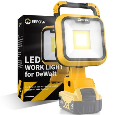 Uarter Work Light Portable Cordless LED 6400LM 140° Rotatable 4 Modes Worklight Rechargeable Flashlight