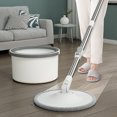 Uarter SelfSpin Mop and Bucket Set Effortless Cleaning with No Hand