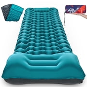 Uarter Sleeping Pad 79   28 Inch Inflatable Sleeping Mat Waterproof Camping Pad Camping Mattress for Backpacking, Hiking, Traveling, Blue