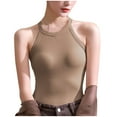 thumbnail image 1 of Uaswgudfs 2025 Women's Ribbed Knit Tank Tops Sleeveless Cami Racerback Halter Crewneck Shirts Movement Casual Blouse, 1 of 6
