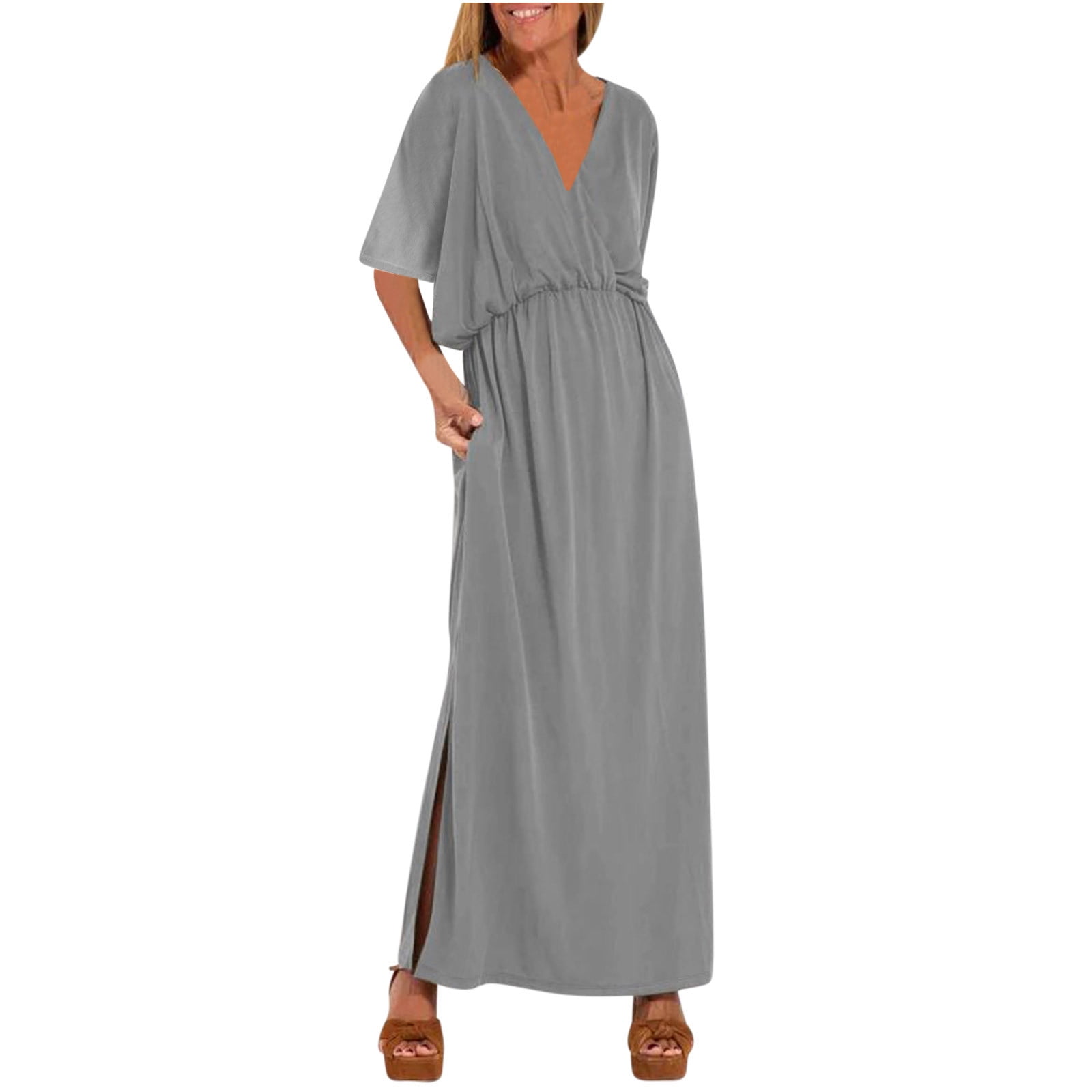 Women’s Maxi Dress - V Neck Summer Dress main image 1