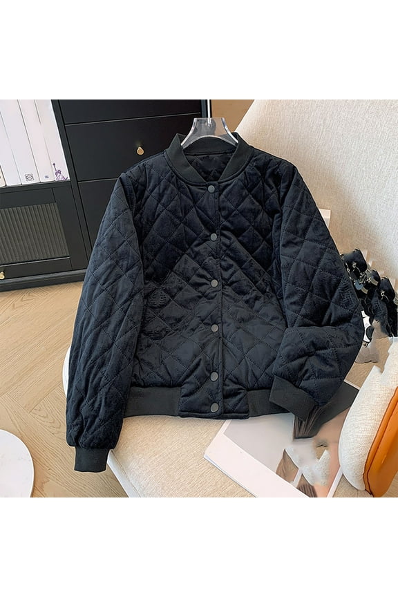 Argstar Women's Quilted Bomber Jakcet with 5 Pockets