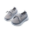thumbnail image 1 of Uaswgudfs Boy Girl Sneakers Walking Tennis Shoes Breathable Slip On Gray Sneaker, 3-15T, 1 of 6