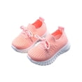 thumbnail image 1 of Uaswgudfs Boy Girl Sneakers Walking Tennis Shoes Breathable Slip On Pink Sneaker, 3-15T, 1 of 5