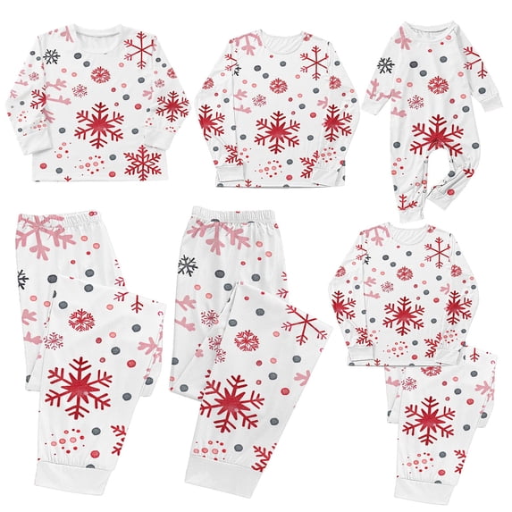 Uaswgudfs Christmas Pajamas for Family 2024 Cute Matching Pjs Set ...