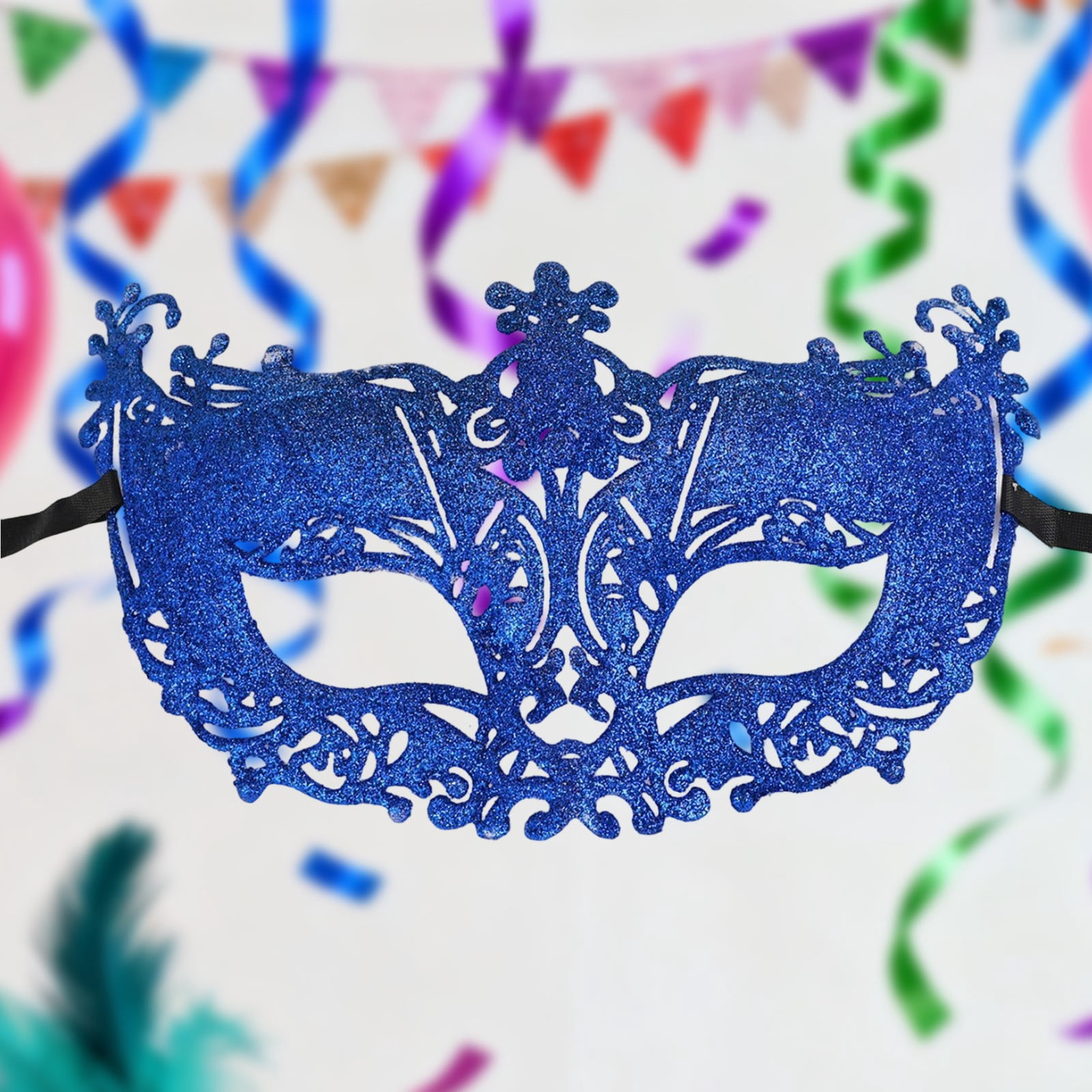 Uaswgudfs Glitter Carnival Mask Unisex, Masquerade Eye Mask  display picture 3