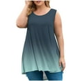 thumbnail image 1 of Uaswgudfs Long Tank Tops for Women Plus Size Sleevelss Tunic Casual Summer Clothes Swing Shirts Boat Neck Blouse 2025, 1 of 5