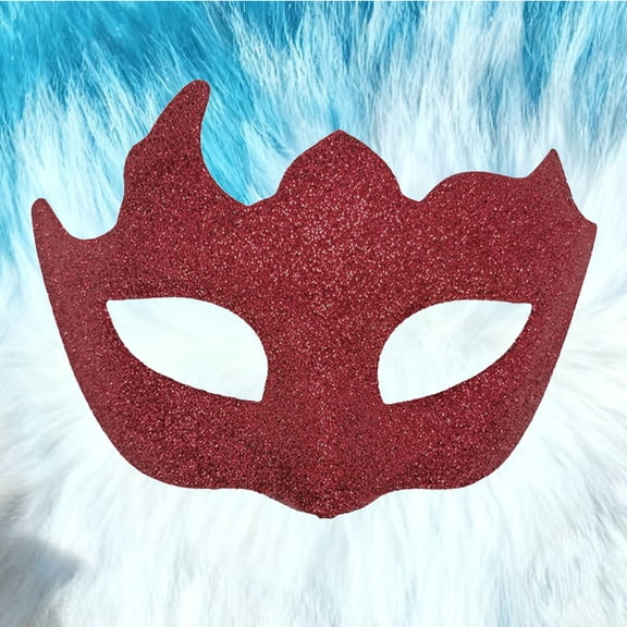 Uaswgudfs Men's Masquerade Mask Half Face Crown for Costume Party Halloween Mardi Gras Carnival Mask