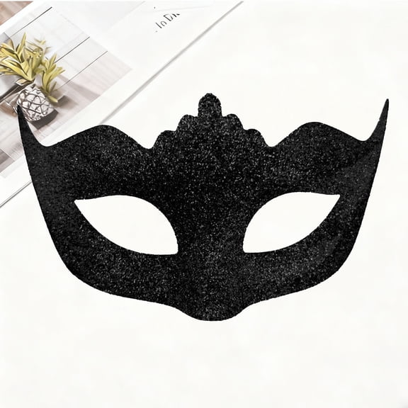 Uaswgudfs Men's Masquerade Mask Half Face Crown for Costume Party Halloween Mardi Gras Carnival Mask