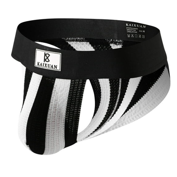 Uaswgudfs Mens Underwear Breathable Low Rise Bikini Underpants Briefs Gray L