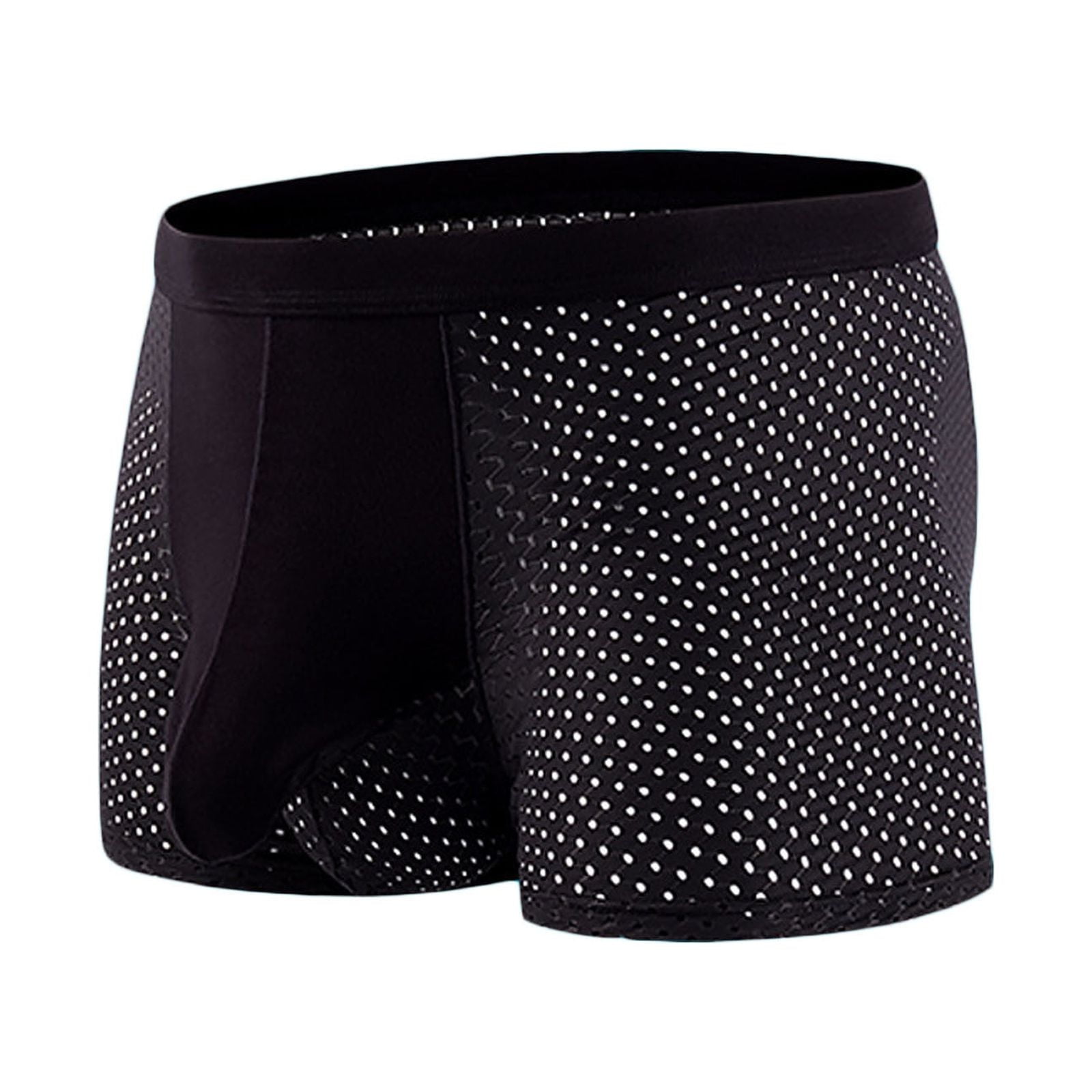 Uaswgudfs Mens Underwear Comfortable Cotton Bulge Enhancing Boxer