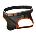 thumbnail image 1 of Uaswgudfs Mens Underwear Low Rise Breathable Jockstrap Translucent Comfortable Underpants Black XL, 1 of 2