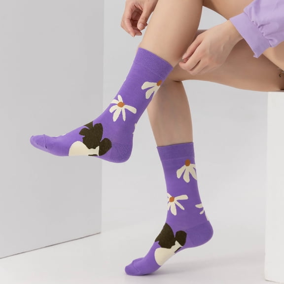 Uaswgudfs Personalized Mid Crew Socks for Men and Women, Fall Winter Couple Casual Socks for Daily Wear, Trendy Comfortable Birthday Gift