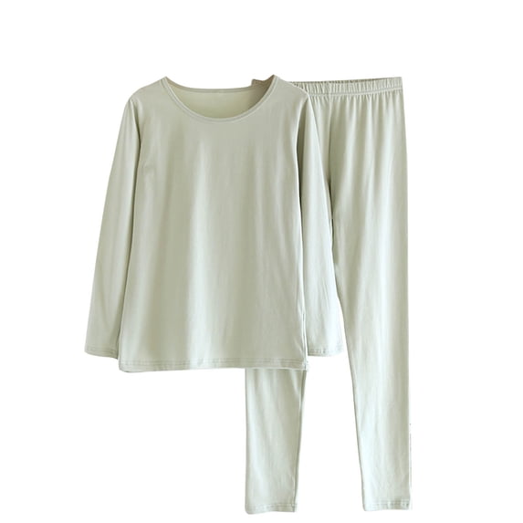Uaswgudfs Pink Womens Cotton Pajama Sets Basic Loose-Fitting Long Sleeve Top and Matching Pants for Relaxed Home Wear