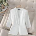thumbnail image 1 of Uaswgudfs Women 3/4 Sleeve Lightweight Spring Summer Blazer Jackets, 1 of 5