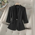 thumbnail image 1 of Uaswgudfs Women 3/4 Sleeve Lightweight Spring Summer Blazer Jackets, 1 of 5