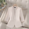 thumbnail image 1 of Uaswgudfs Women 3/4 Sleeve Lightweight Spring Summer Blazer Jackets, 1 of 5