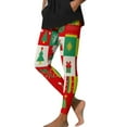 thumbnail image 1 of Uaswgudfs Women Pants Christmas-Themed Forest Adventure Leggings with Motifs & Outdoor Elements Suitable for jogging leggings M, 1 of 9