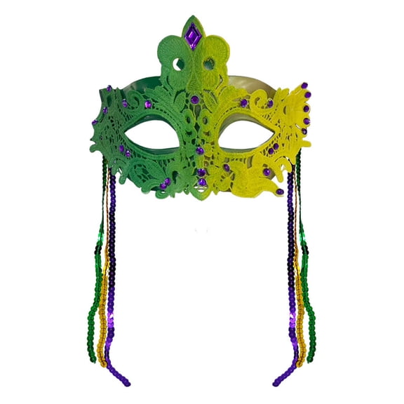 Uaswgudfs Women's Carnaval Half Face Mask, Mardi Gras Costume Accessory, Masquerade Ball Mask for Carnival Party