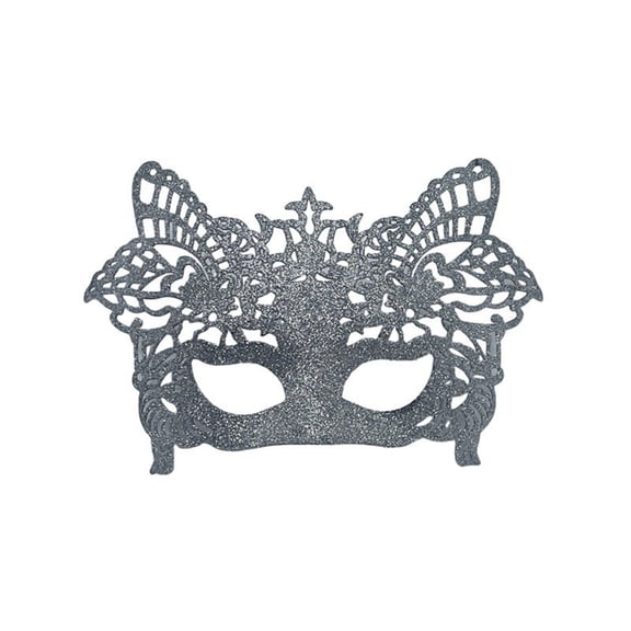 Uaswgudfs Women's Carnival Mask for Mardi Gras, Glitter Costume Accessory, Sparkling Masquerade Eye Cover