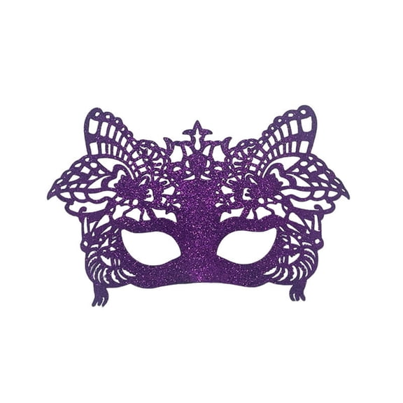 Uaswgudfs Women's Carnival Mask for Mardi Gras, Glitter Costume Accessory, Sparkling Masquerade Eye Cover