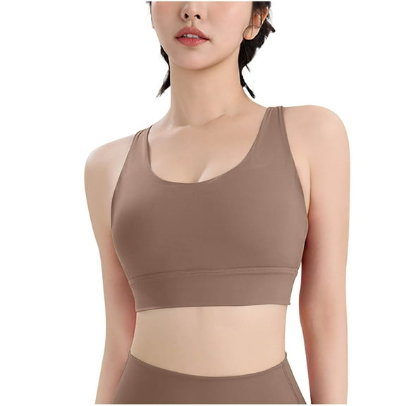 Uaswgudfs Women’s Comfortable Basic Cotton Blend Short Tank Top Lounge Racerback Sports Bra