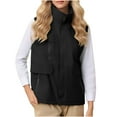 thumbnail image 1 of Uaswgudfs ​Women's Cropped Fall/Winter Denim Jacket: Metal Buttons & Functional Pockets - Windproof Casual Outerwear​, 1 of 6