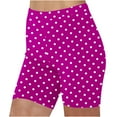 thumbnail image 1 of Uaswgudfs ​Women's Cutout Hem Summer Shorts - Adjustable Tie High Waist 5" Inseam Trendy Casual​ Hot Pink XL, 1 of 5