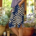 thumbnail image 1 of Uaswgudfs Women's Floral Printed Bermuda Shorts - Loose Fit Side Slit with Pockets Casual Summer Shorts, 1 of 5
