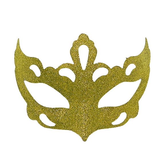 Uaswgudfs Women's Half Face Crown Masquerade Mask for Costume Party Carnaval Halloween Role Play, Shimmer Dance Mask for Women