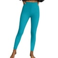 thumbnail image 1 of Uaswgudfs Women's High-Waisted Yoga Leggings with Tight Fit, Breathable Stretch Fabric, Elastic Waistband and Streamlined Leg Design for Active Comfort Sky Blue L, 1 of 7
