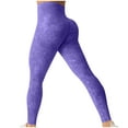 thumbnail image 1 of Uaswgudfs Women's High-Waisted Yoga Pants with Butt-Lift Design – Sculpting Activewear Leggings for Gym Purple S, 1 of 2