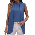 thumbnail image 1 of Uaswgudfs Women's Layering Fashion Top – Dressy Sleeveless Tank Blouse, Loose Fit Crewneck Summer Casual Wear 2025 New, 1 of 9