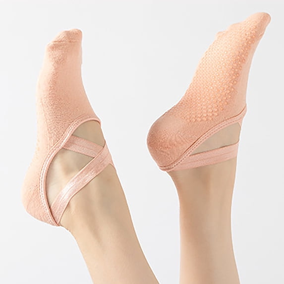 Uaswgudfs Women's Non-Slip Yoga/Ballet Shoes for Exercise & Fitness, Sweat Absorbing Dance Socks for Daily Workouts, Casual Non-Slip Grip Socks